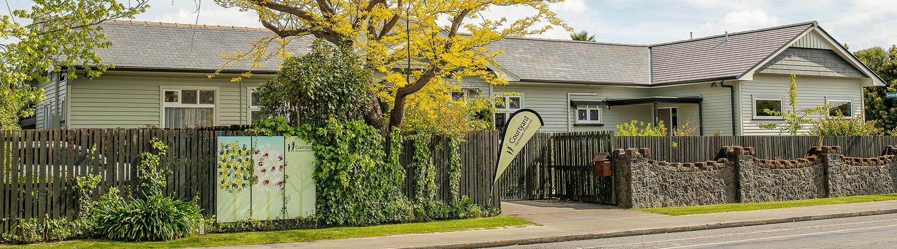 Montessori Christchurch Courtyard